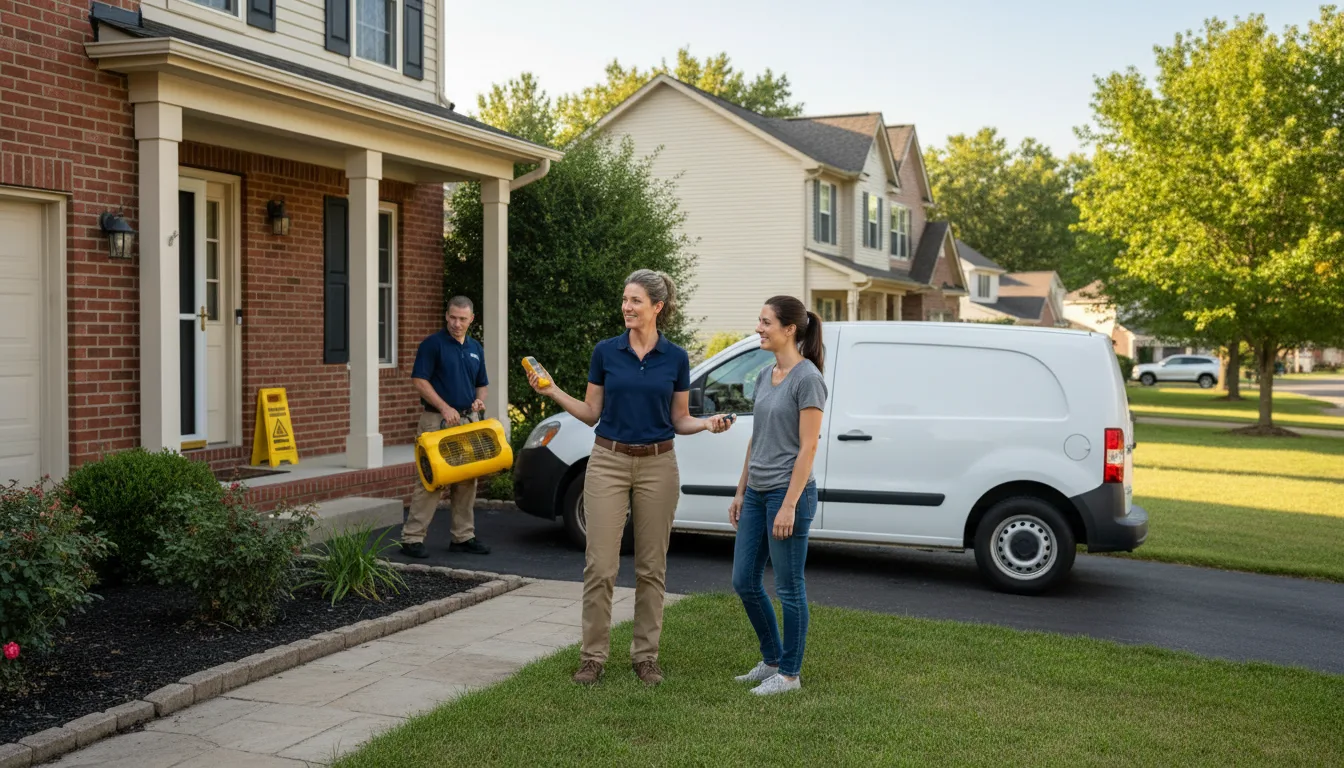 Residential water damage restoration in Athol, ID